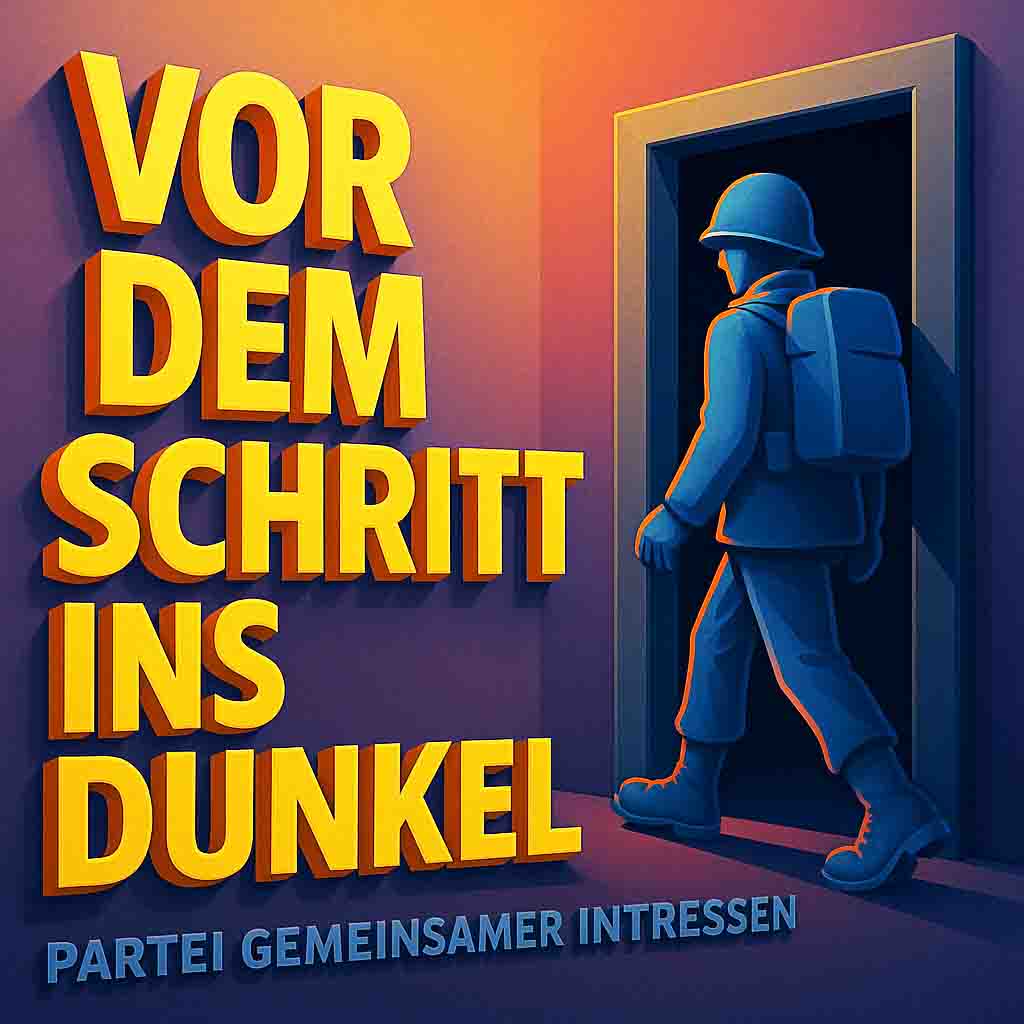 Vor dem Schritt ins Dunkel