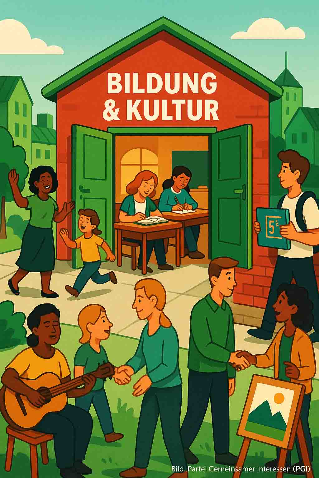 Investitionen in Bildung, Kultur und sozialen Zusammenhalt